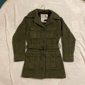 Spiewak Golden Fleece, 75% wool coat, size S